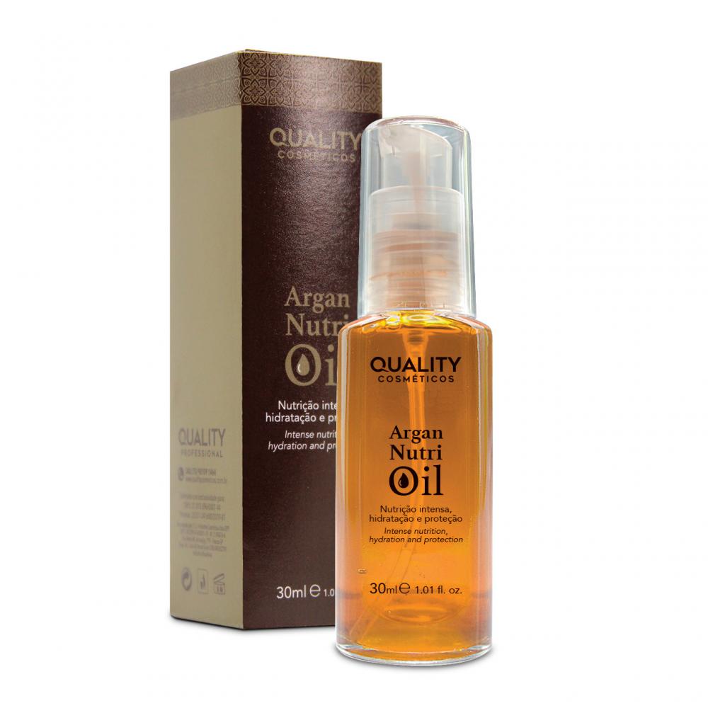 Sérum Capilar Argan Nutri Oil Com Filtro Solar Luna System 30ml | Nutrição E Brilho Intenso