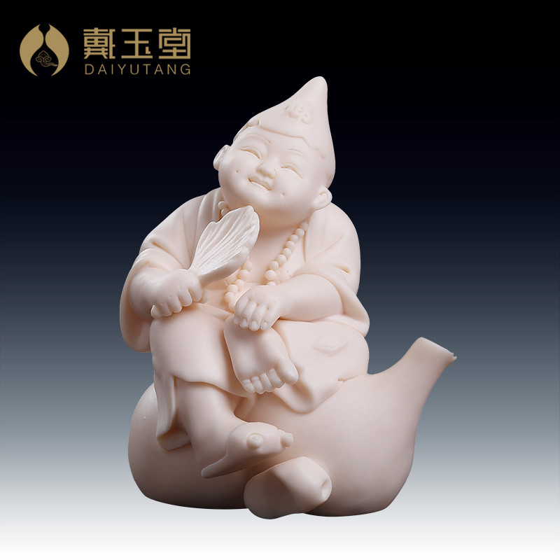 [Oferta de formação grato] Jigong Living Buddha Subduing Dragões Arhat Estátua de Buda Taoji Monk Wor
