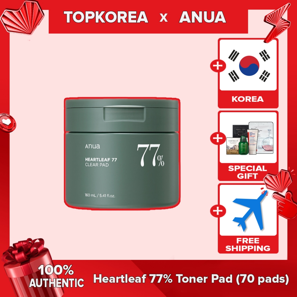 ★ Anua Heartleaf 77 Clear Pad_70 PADS/TOPKOREA/Envio Da Coreia /