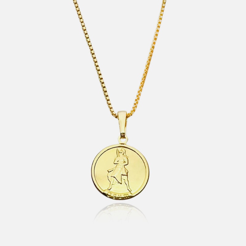 Pingente de Ouro 18K Imagem Orixás Banhado (Escolha o Seu Orixá)