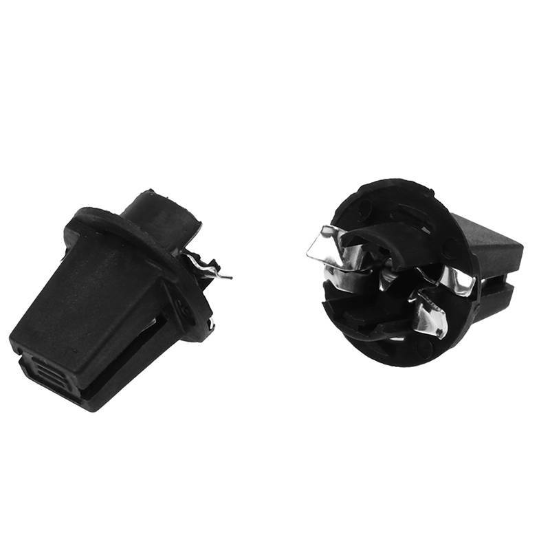 FCBR 10 Pcs T5 B8.5D Twist Lo Plug and Play Suporte De Lâmpada Soets Para Velocímetro Instrumento Medidor Cluster Dash J
