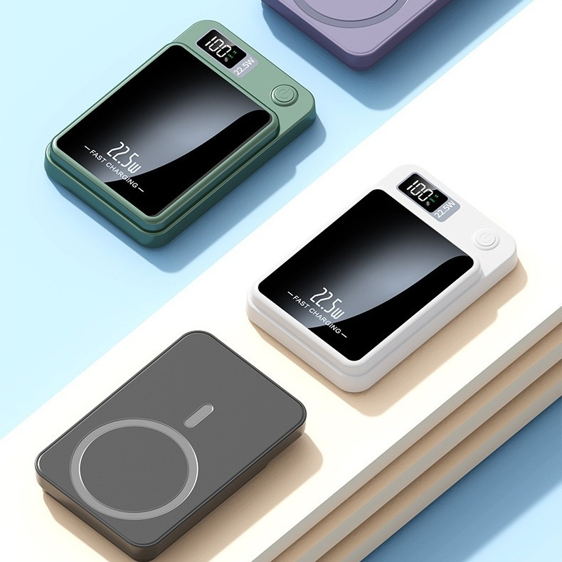 Carregador Portátil Para Iphone Indução Magsafe Powerbank 10000 mAh Battery Pack UNIBOM