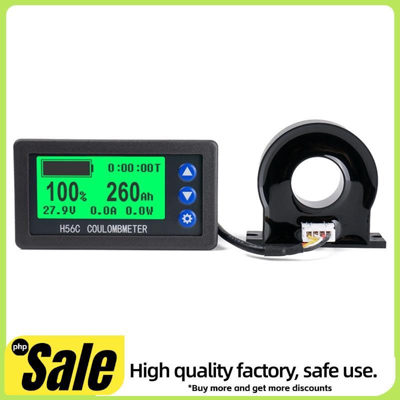 Monitor De Bateria Hall Coulomb Medidor DC 8-100V Lifepo4 Chumbo-Ácido Li-Ion Capacidade De Lítio Display De Energia
