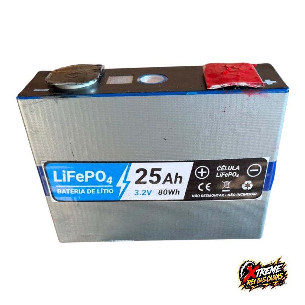 🔋 Célula LiFePO4 3,2V – Alta Durabilidade e Segurança