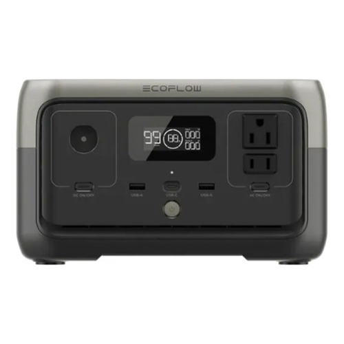 Estação de Energia Portátil Solar EcoFlow River 2 LiFePO4 127v Compacta Original Sustentável