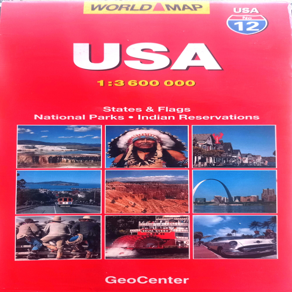 World Map USA - 1: 3 600 000 autor GeoCenter International Ltd