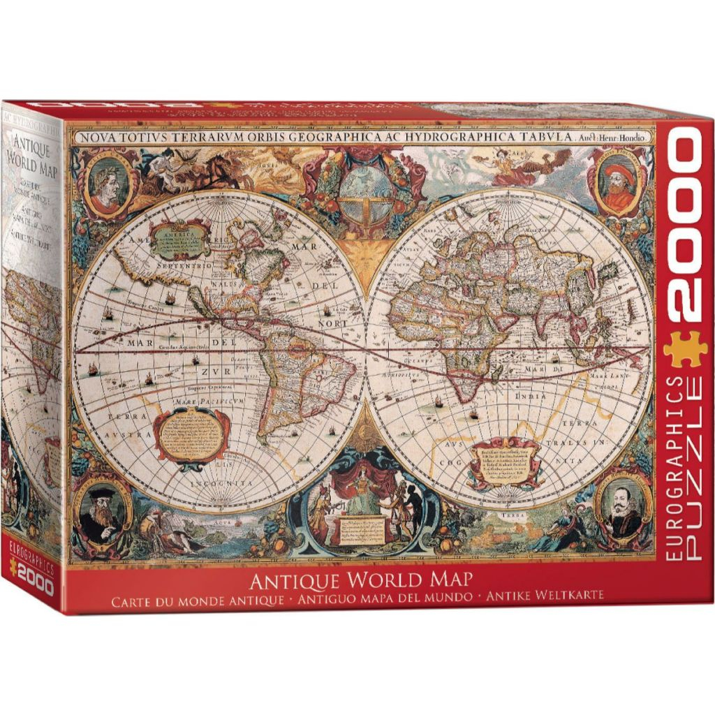 Quebra Cabeça Importado Eurographics [20099] Antique World Map - 2000 peças