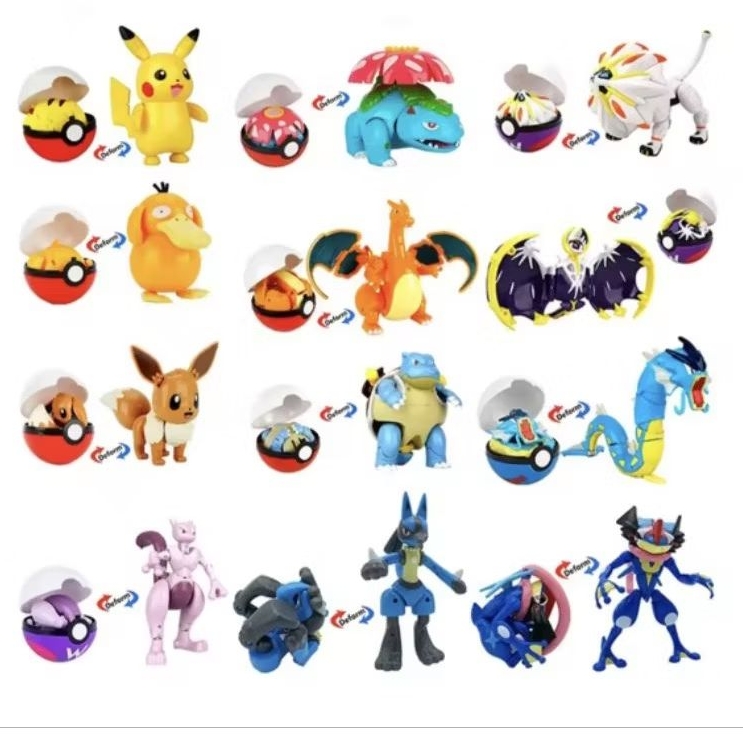 action figures articuladas pokémon mewtwo Charizard blastoise