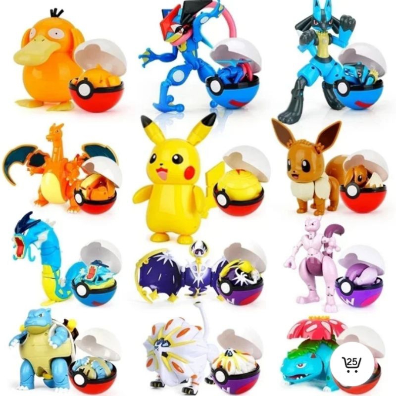 action figures articuladas pokémon mewtwo Charizard guardados greninja