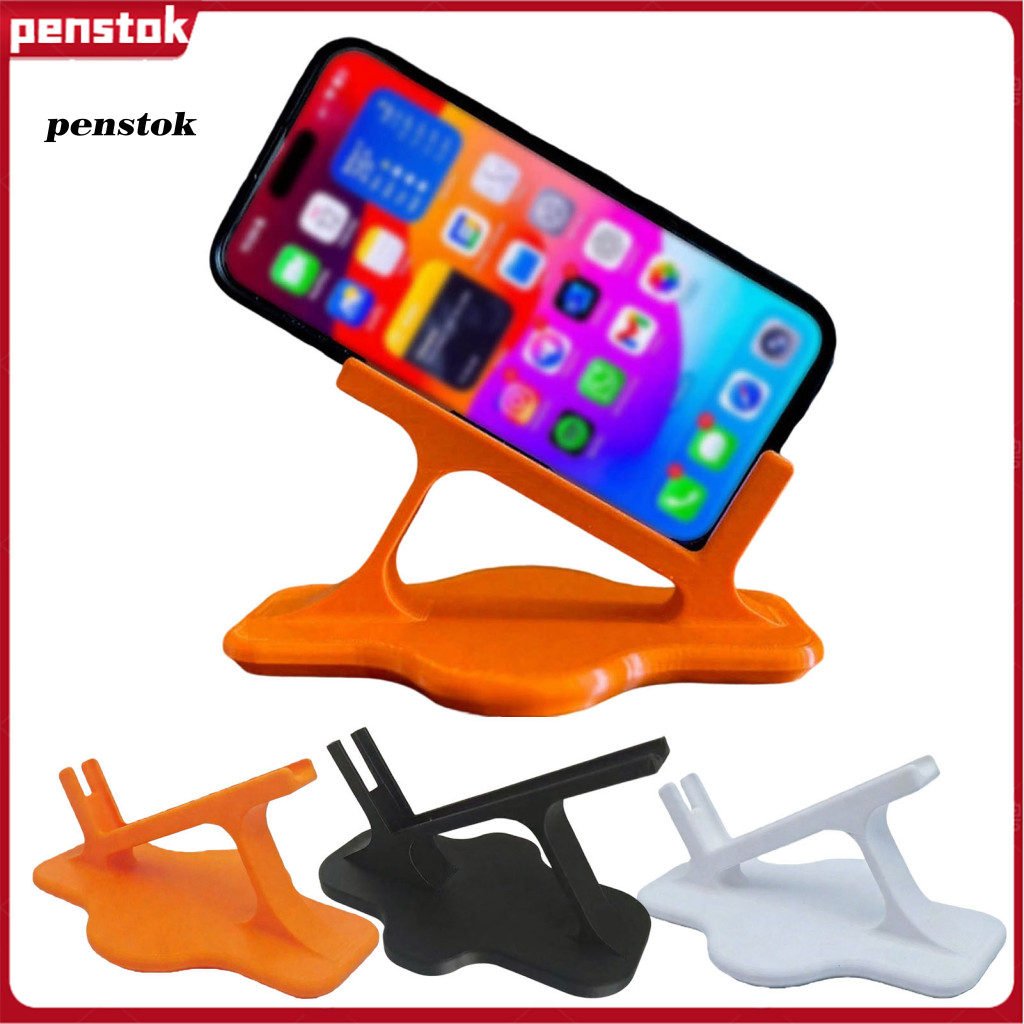 Counterweight Base Holder Mobile Phone Lazy Stand Ergonomic Curved for Side Lying Bed Sofa Use Hands-free Video Watching