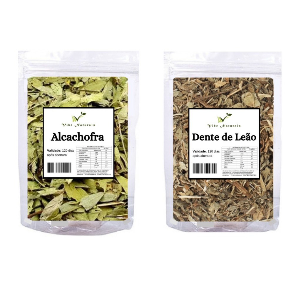 Alcachofra + Dente de Leão - 100% Natural