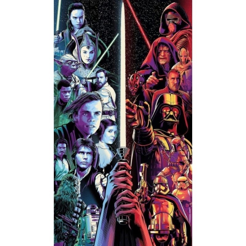 Quadro Decorativo Star Wars Placa decorativa MDF