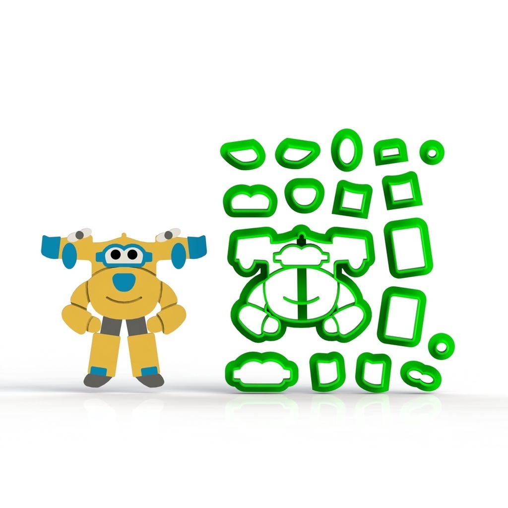 Cortador Super Wings - Donnie Modular