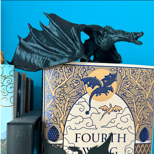 Quarta Asa Dragão Tairn Miniatura Fourth Wing FW12