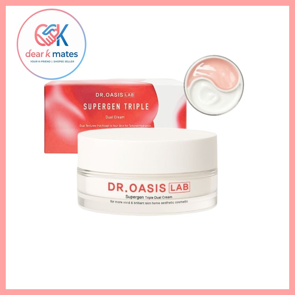 [Dr.asis lab] Supergen Triple Dual Cream , 1 Unidade/Creme Facial Coreano/Fórmula Antienvelhecimento/100 % Autêntico Da