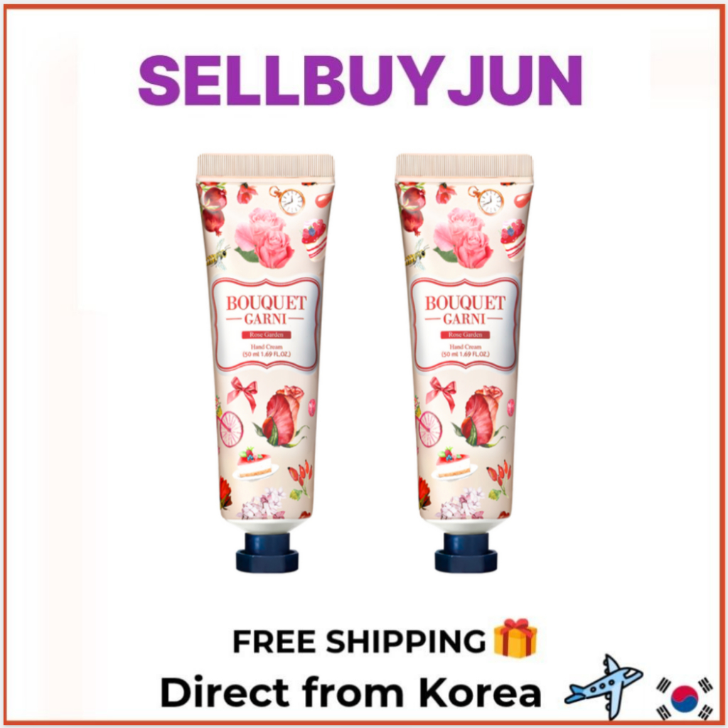 [Bouquet Garni] Conjunto De 2 Unidades De Creme Para As Mãos Rose Garden 50ml | Cuidados Hidratantes