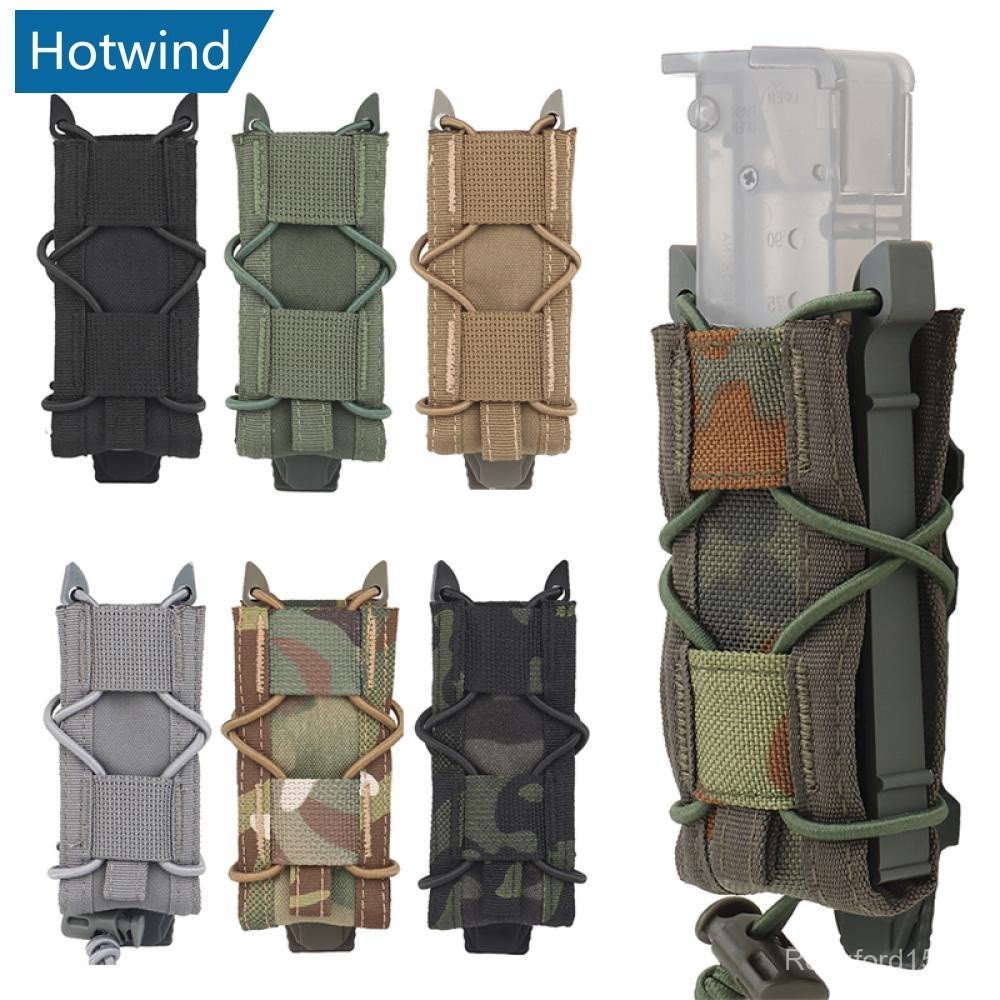 HW 9mm Bolsa Revista Tática Molle Exterior Porta Lanterna A8J8