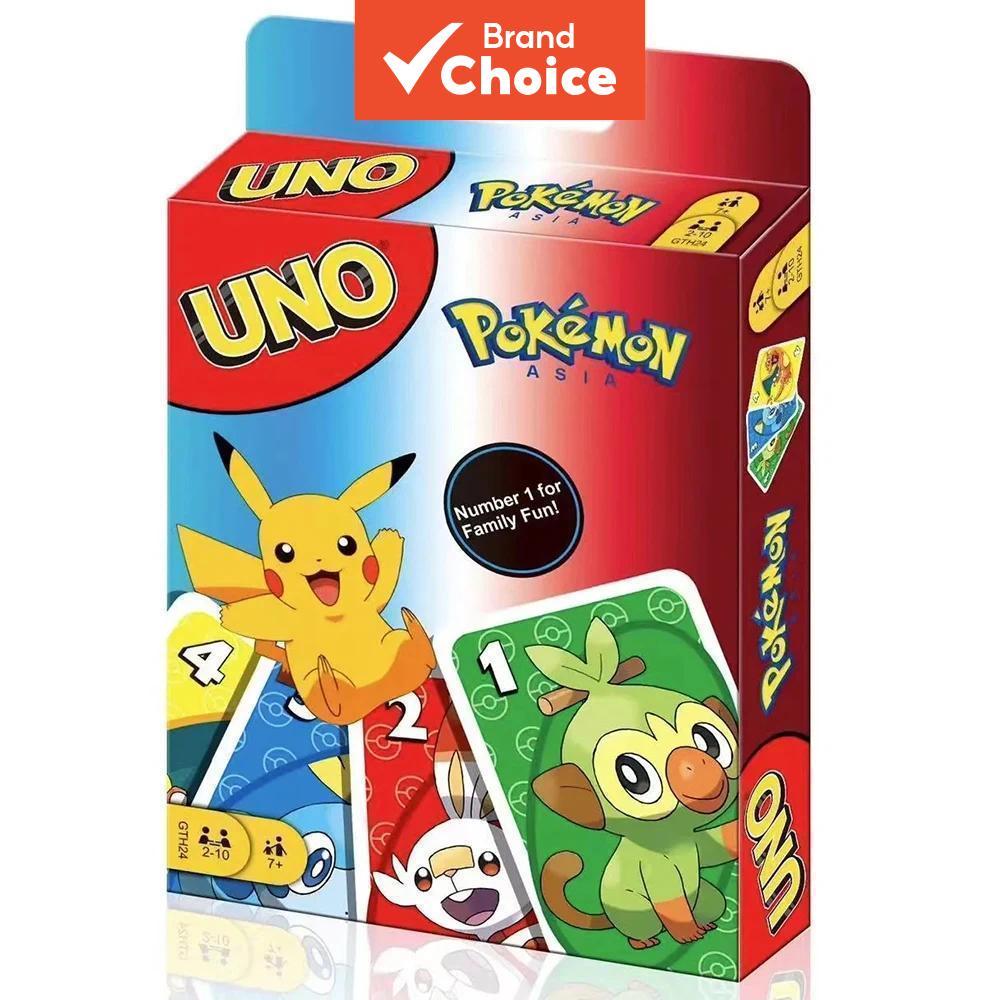 One FLIP Pokémon Jogo De Tabuleiro Anime Cartoon Pikachu Figura Padrão Entretenimento Familiar Mesa Uno Cartas Presente