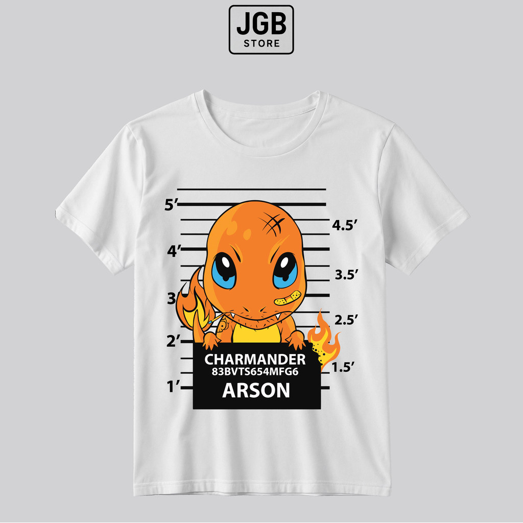 Camiseta Pokémon Pikachu Charmander Squirtle Bulbasaur Anime Meme 100% Algodão Masculina Feminina Unissex