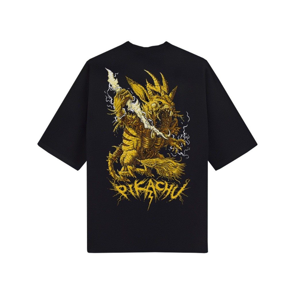 Camiseta Oversized Pokemon Pikachu Pokedemon Anime Estilo Geek Envio Imediato OVER-15