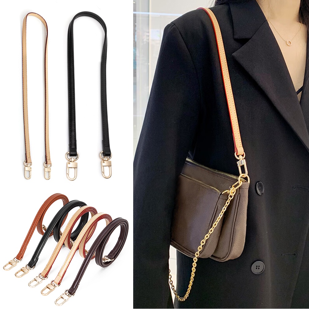 38-120cm Bag Belt Replacement DIY Solid Color Detachable PU Shoulder Bag Strap