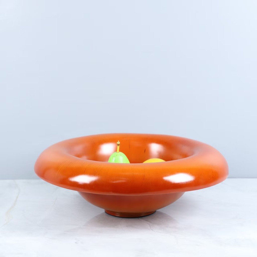 STVG Modern minimalist vintage fruit tray, resin fruit tray, decorative ornament for coffee table, living room, dining r