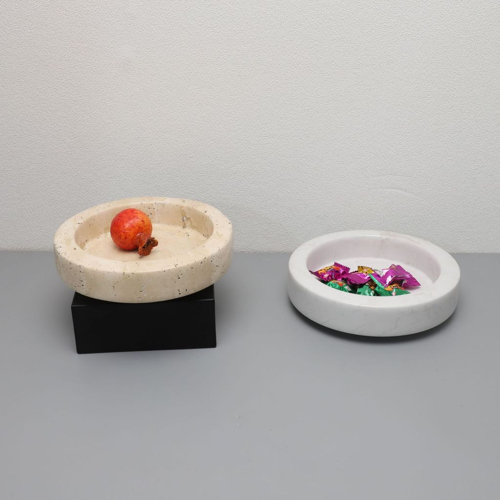 WB3H Nordic minimalist model room study coffee table living room home decor crafts marble storage fruit tray ornaments d