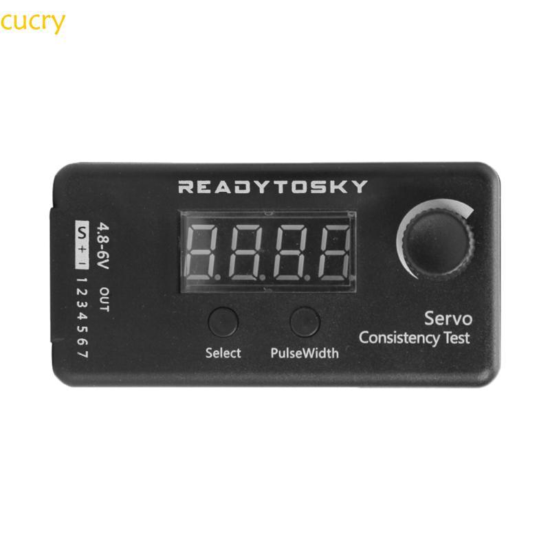 cucry Peças Acessórios 4 8-6V 3 Modos Digital Servo ESC Testador Consistência S