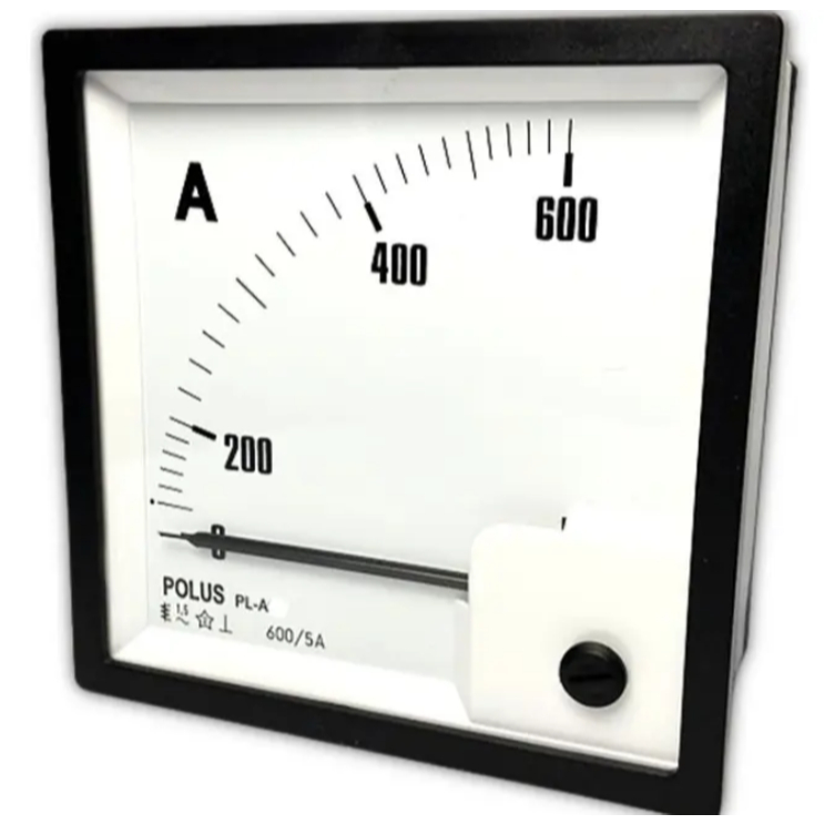 Amperímetro Analógico Fm 96x96 P/ Tc Esc. 0-600a / 5a