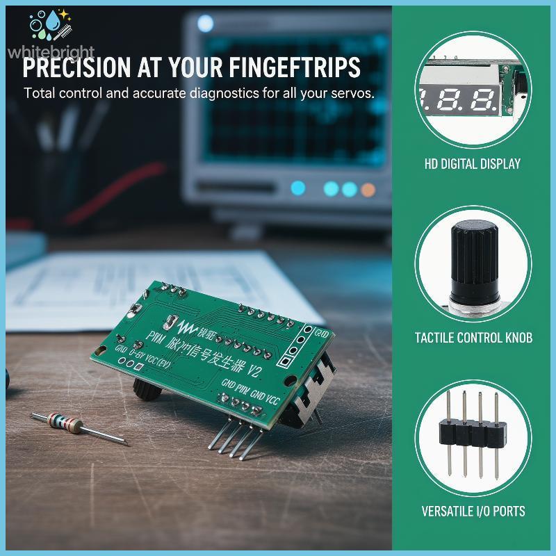 Módulo De Testador Servo PWM Com Display Digital Alto Para Teste De Envelhecimento De Depuração De Motor RC ESC [BR]