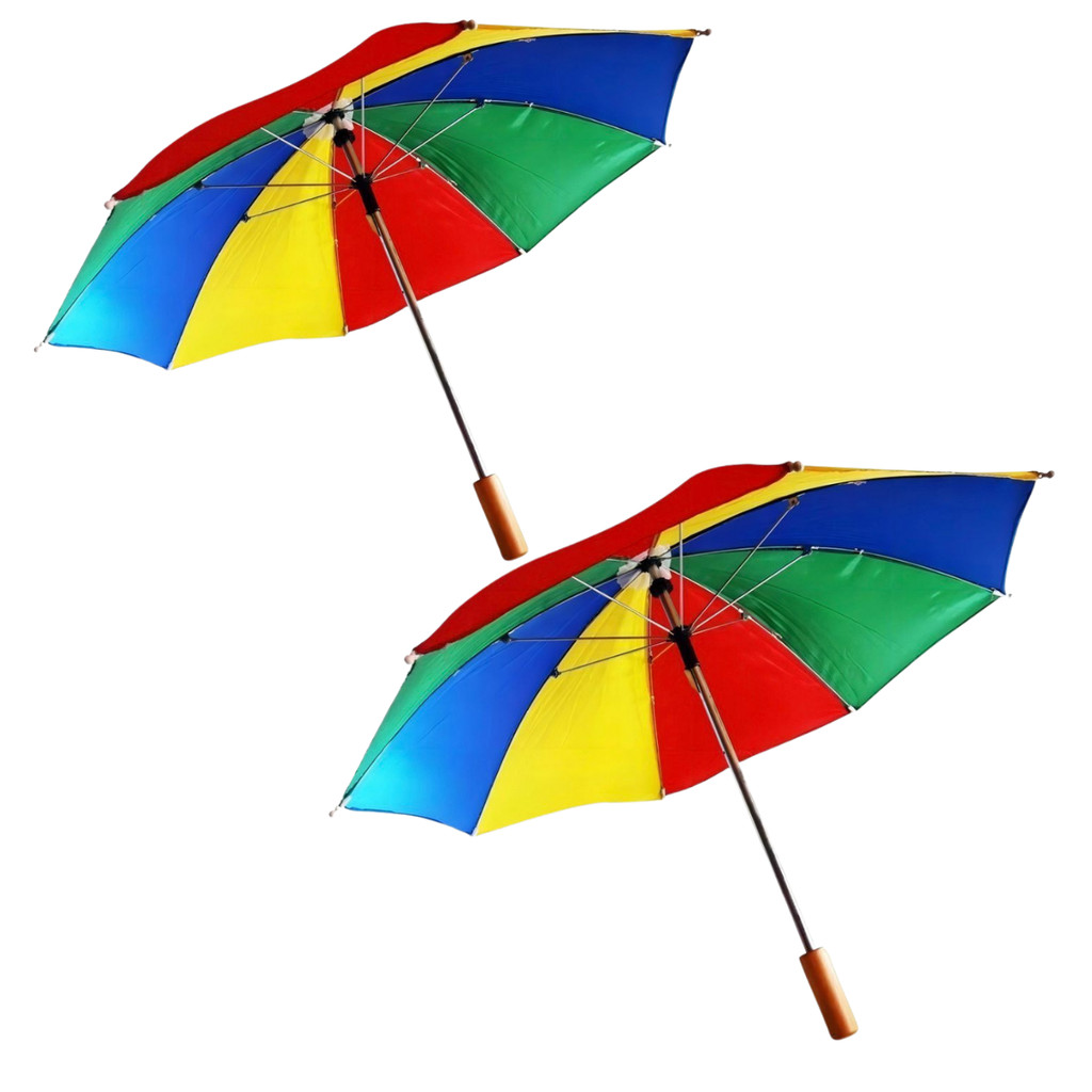 Kit 2 Sombrinha de Frevo Guarda Chuva Carnaval Festa Mini