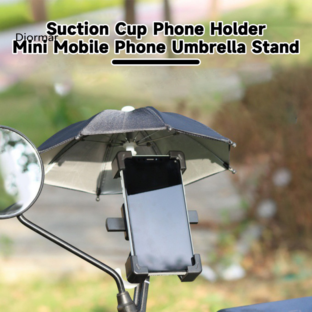 Mobile Phone Shade Cover Umbrella Holder Universal Adjustable Suction Cup Stand with Sun – Outdoor for Cell for Travel