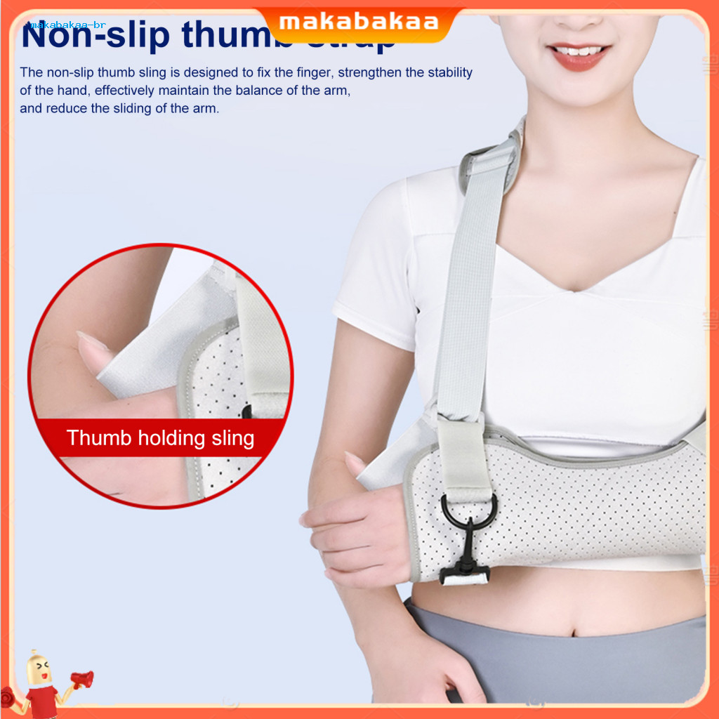 Adjustable Fracture Protective Shoulder Brace with Forearm Sling for Kids – Universal Fit Wrist Elbow Support for Inju
