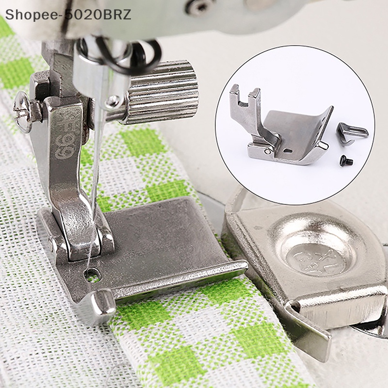 ooo Universal Presser Foot With Adjustable Folding Edge Wrapping And Curling For Sewing Machine - 1Pc uuu