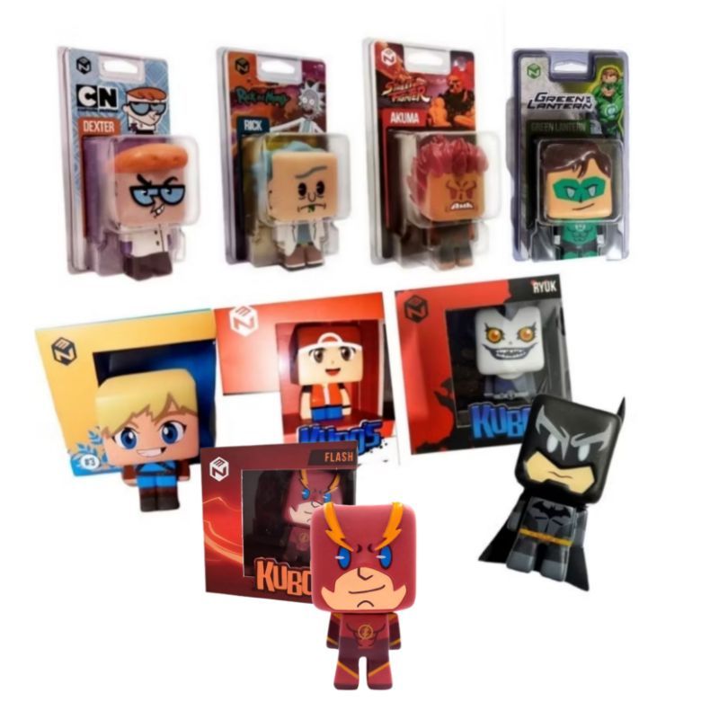 boneco kubos nerd ao cubo DC comics anime Nintendo gamer Zelda pokémon Batman Rick and Morty geek