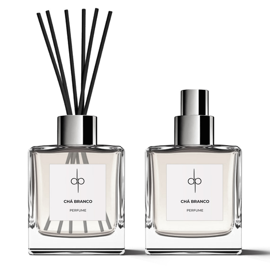 KIT - Aromatizador & Spray - Crystal (Chá Branco) Di Piettro