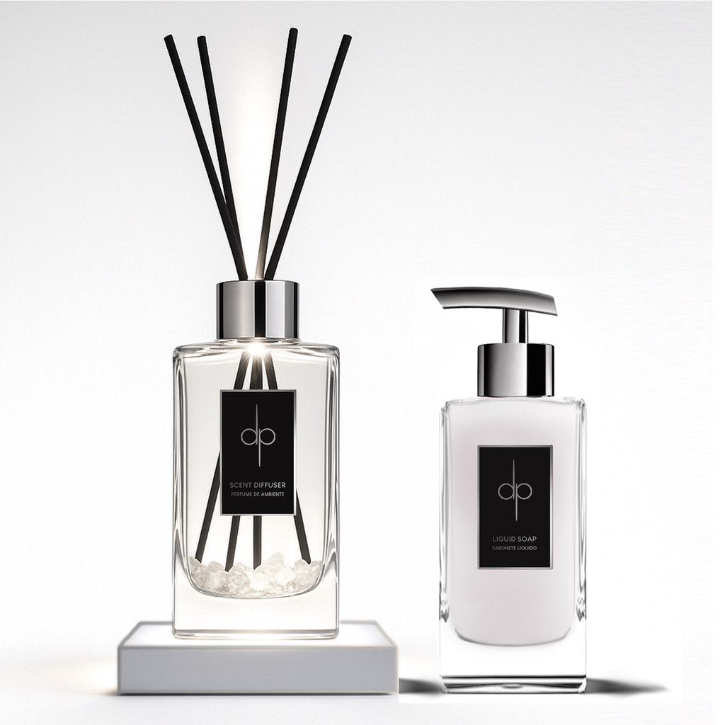 Kit Lavabo - Aromatizador & Sabonete - Crystal(Chá Branco) LED