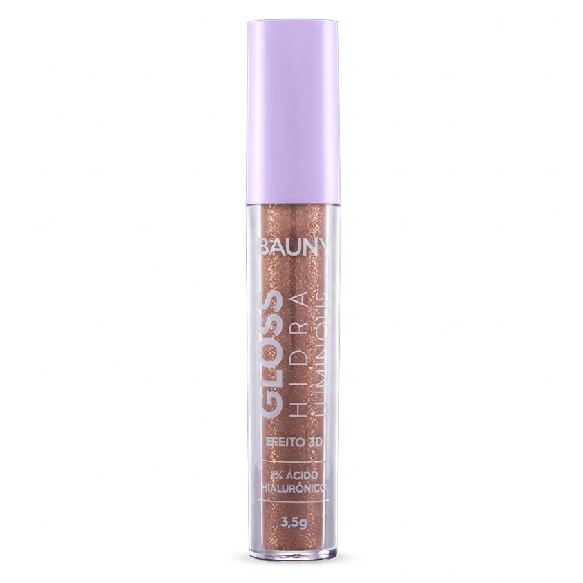 Bauny Gloss Hidra Luminous Light Glow Efeito 3D Ácido Hialurônico 3,5g