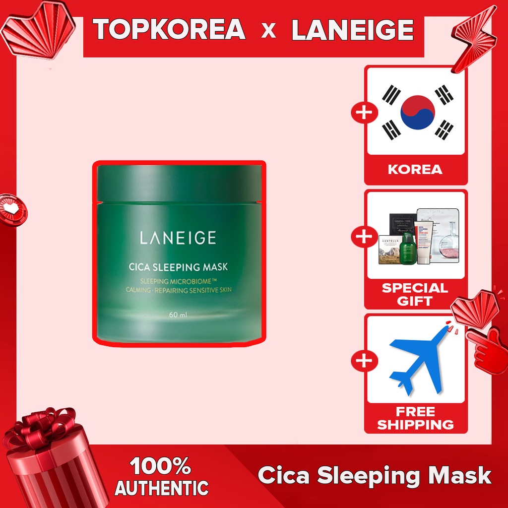 ★ LANEIGE Máscara De Dormir Cica/60ml/[Envio Da Coreia]/TOPKOREA /