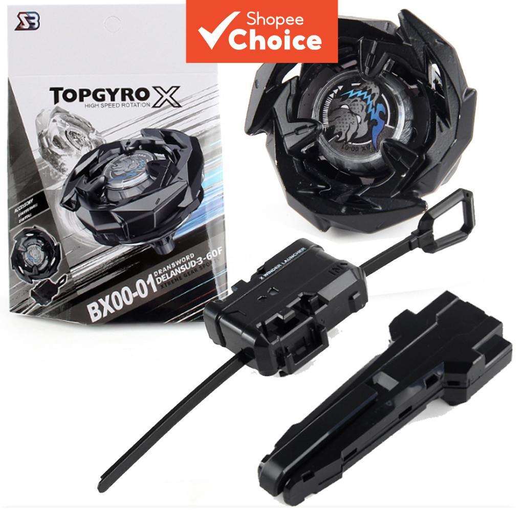 BX-01 Dran Sword Black Limited Edition Battle Top Com Lançador Grip Set Brinquedo Giroscópio Giratório Rápido Para Crian