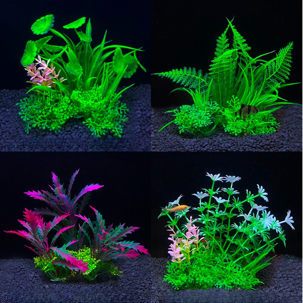 Decoração De Aquários Uma Variedade De Plantas Simuladas Aquáticas Produtos Decorativos