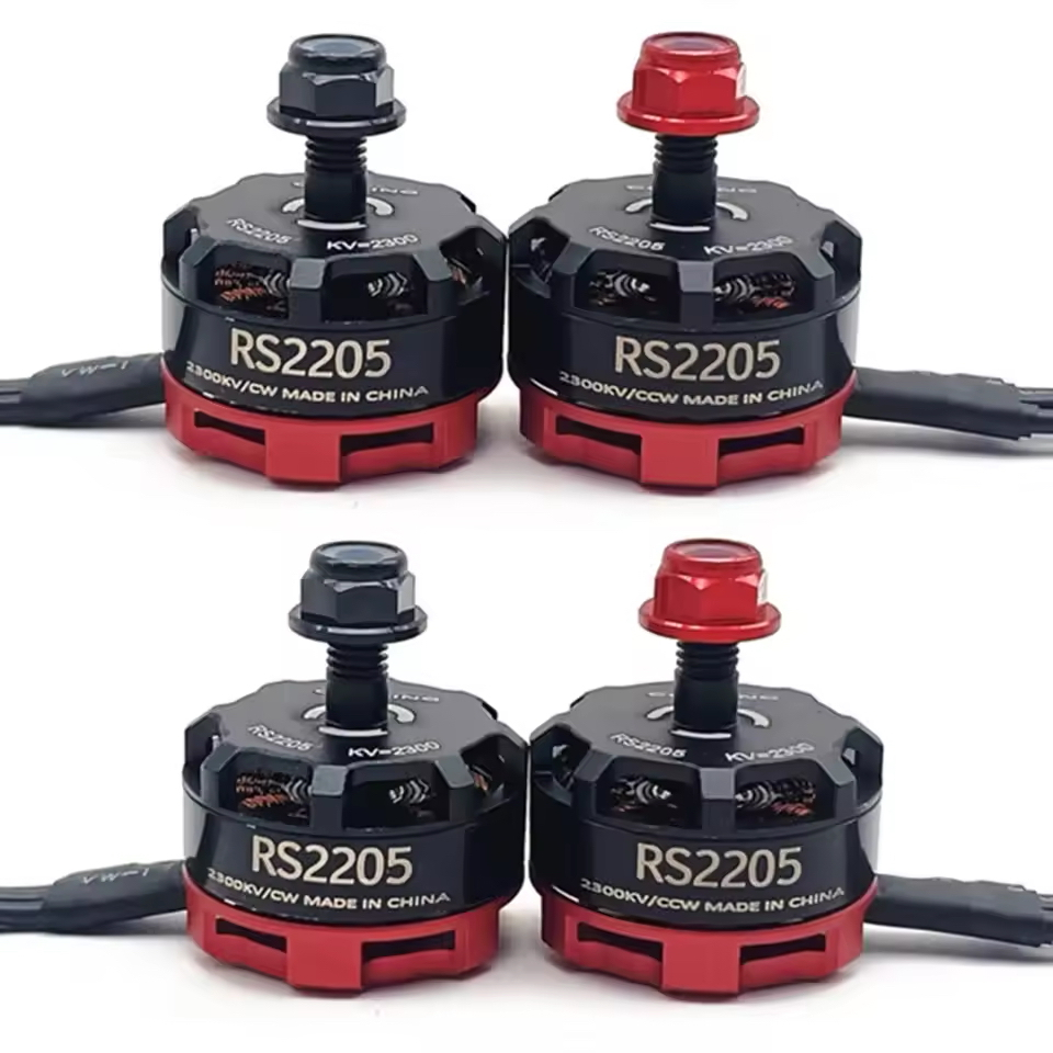Kit Motor Brushless RS2205 2300KV 4 Unidades CW/CCW para Drone FPV Racing 5
