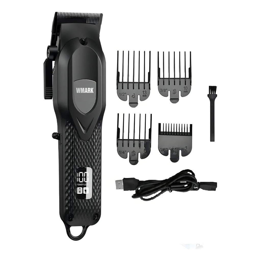 Máquina de Corte Wmark NG119 Profissional Sem Fio Lâmina de Cerâmica com Display LED