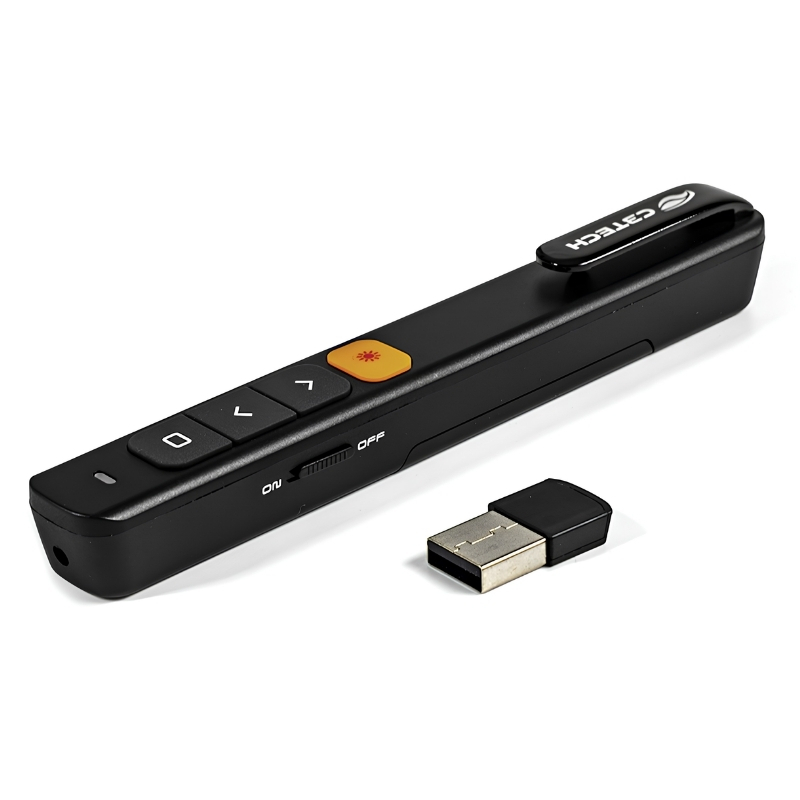Laser Point Presenter 2.4ghz 10 metros Preto Ap-200 C3 Tech | Barcode | Scanner | Leitor