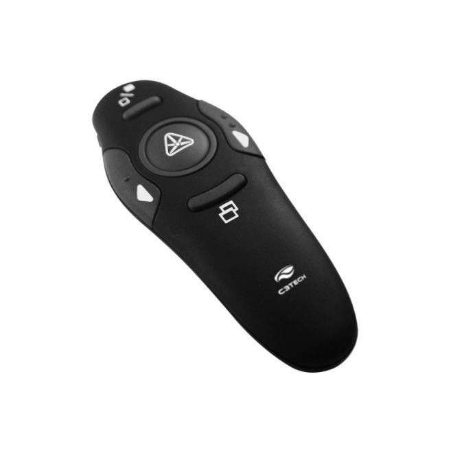 Laser Point Presenter 2.4ghz 10m Preto Ap-400 C3 Tech | Barcode | Scanner | Leitor
