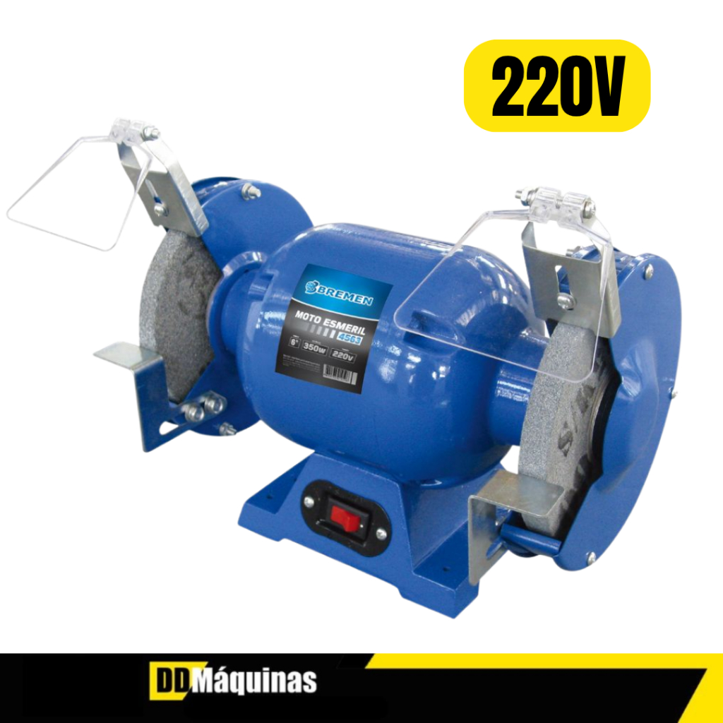 Moto Esmeril 150mm 6 Polegadas 220V 350W 60HZ - Bremen