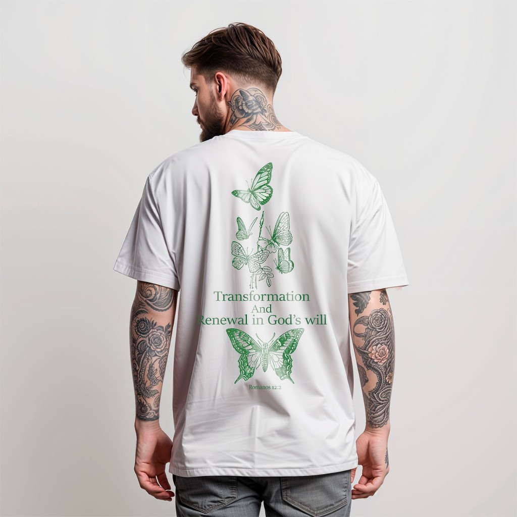 Camiseta Masculina TRANSFORMATION 100% Algodão