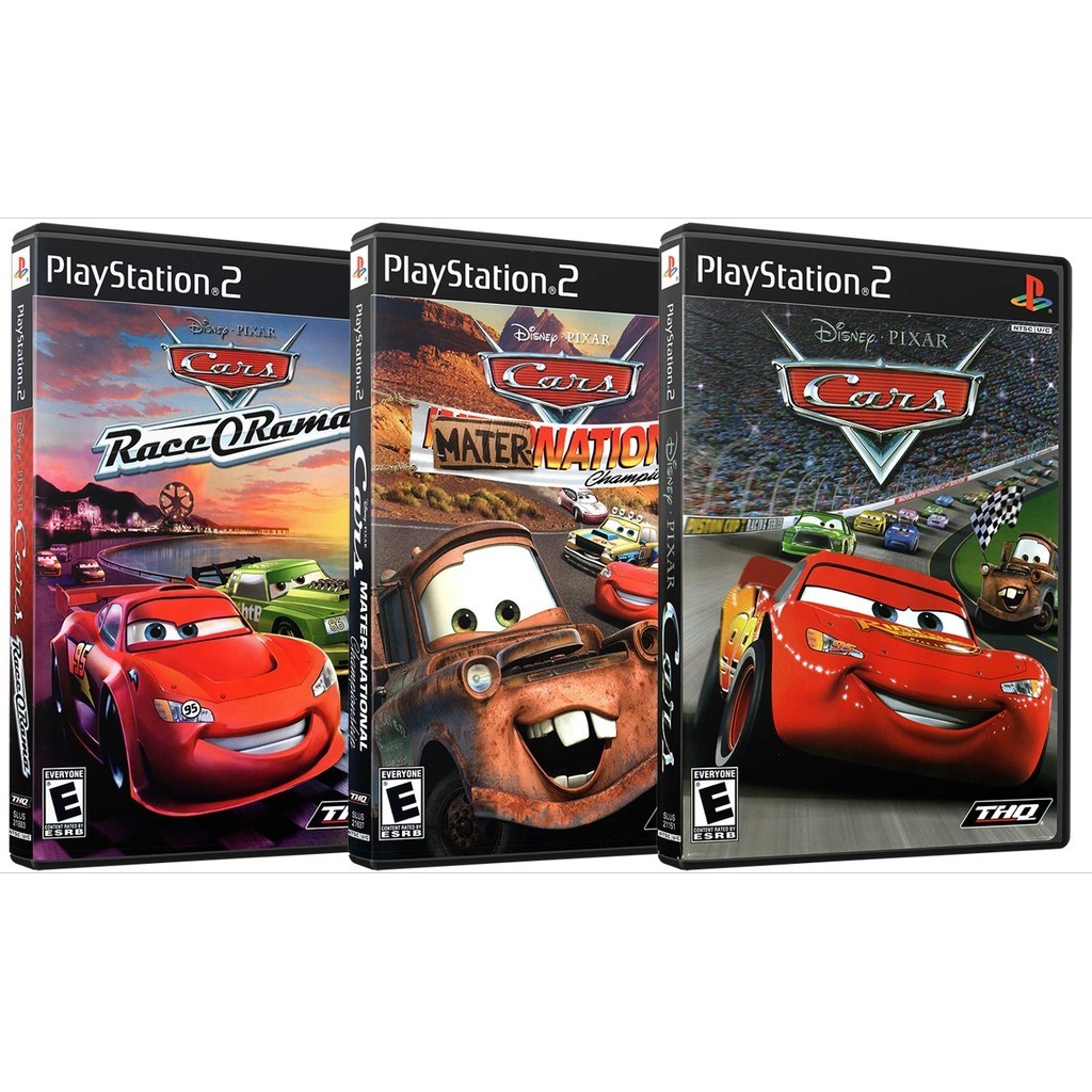 Coleção Cars (3 Jogos) - PS2
