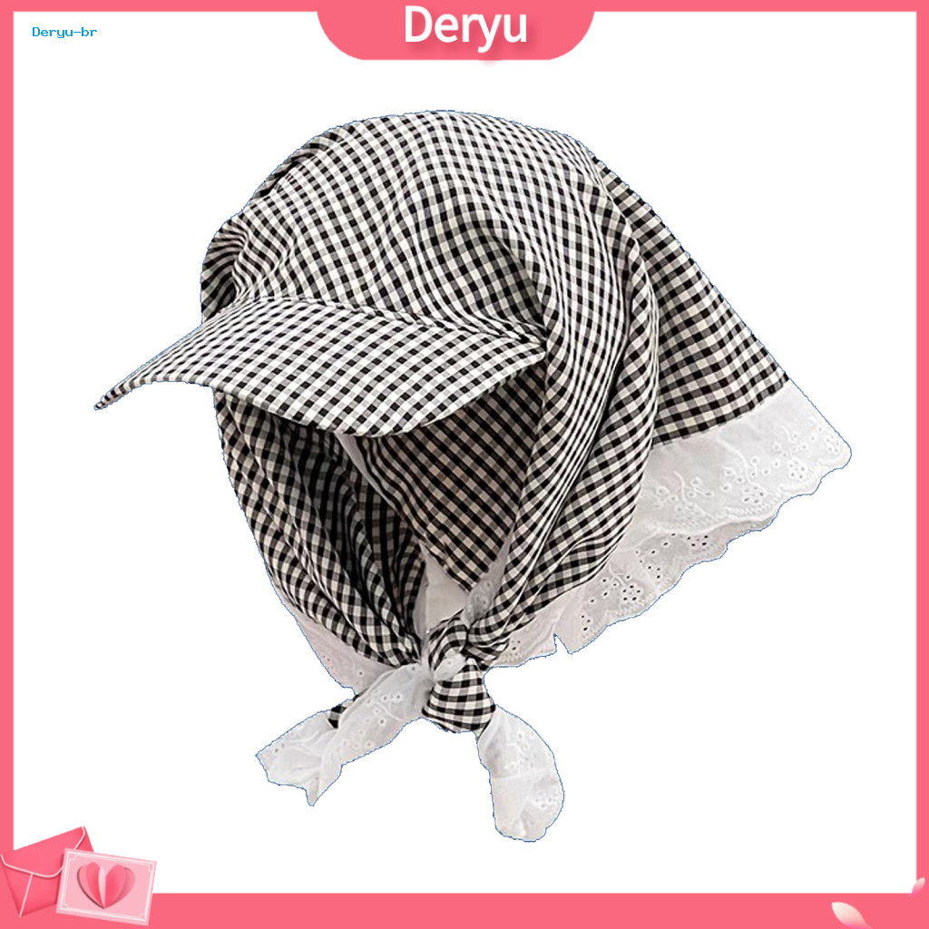 Adjustable Turban Cap Hat Sun with Sweet Bow Wide Brim Uv Protection Quick-dry Ventilated for Neck Face Shield – Light