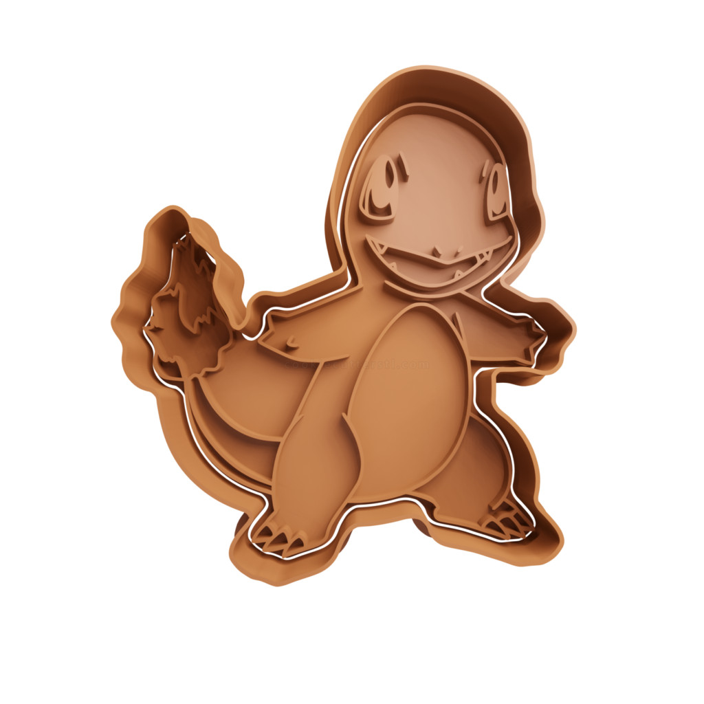 Cortador De Biscoito Charmander - pokemon